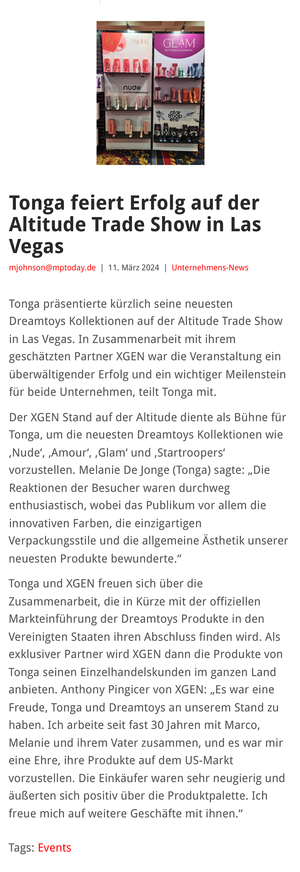 2024-03 ELine online - Tonga auf Altitude Las Vegas
